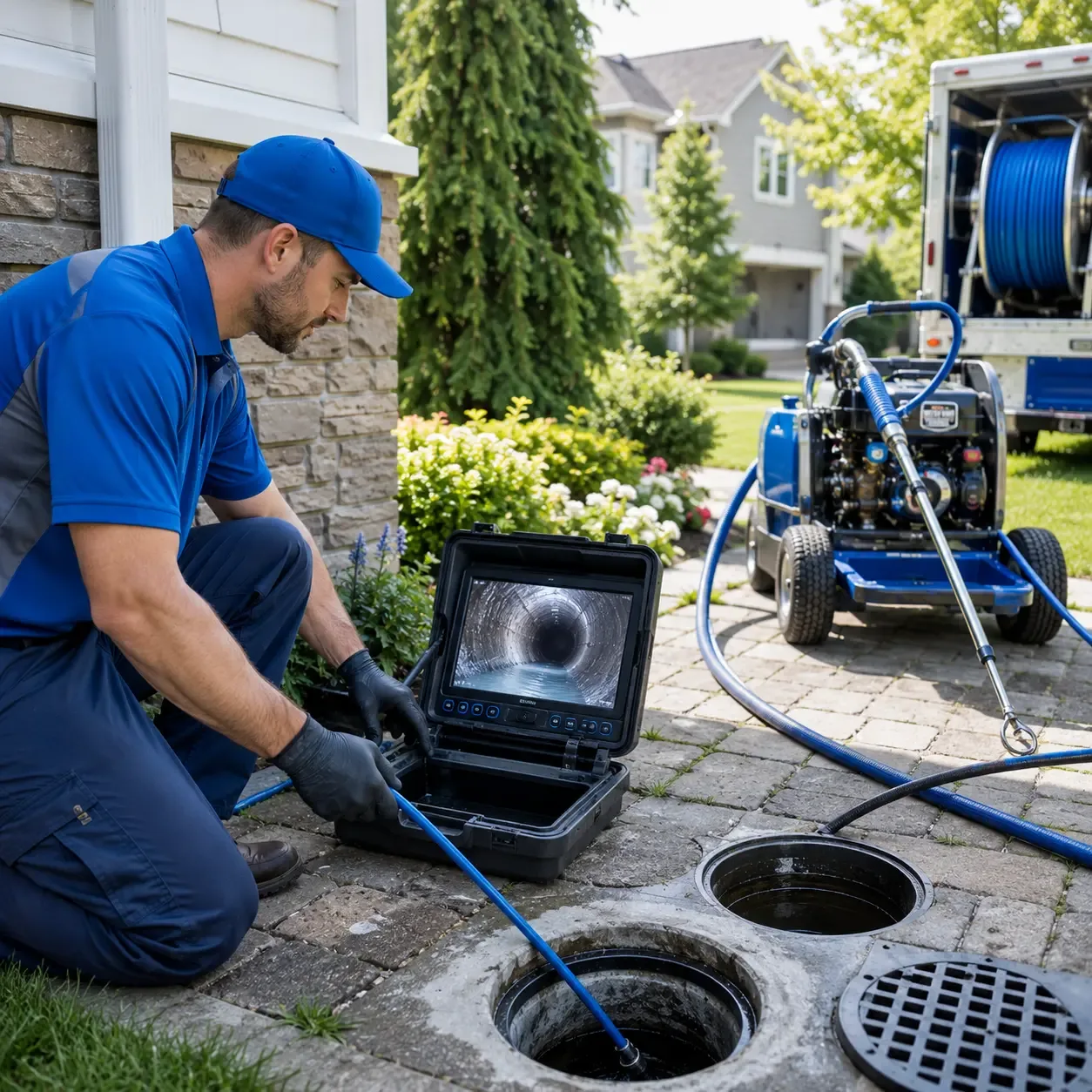 Outdoor drain cleaning professionals serving Newville, PA